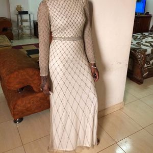 Prom long-sleeve gown